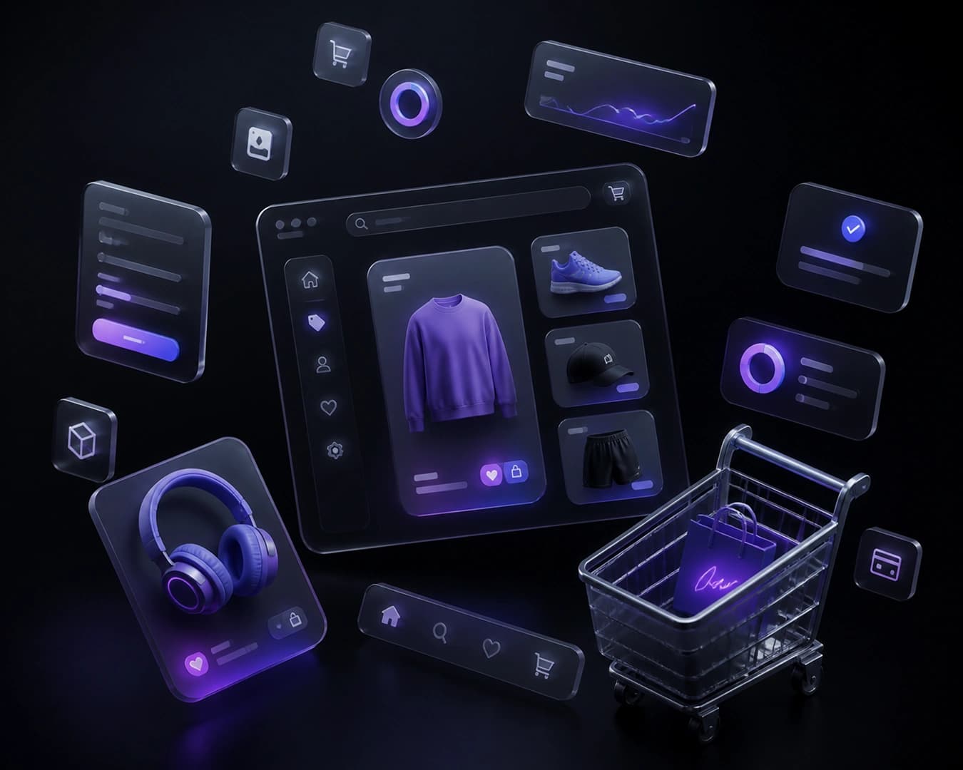 E-commerce platform system visual